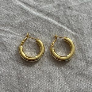 Gold Hoops 25mm
